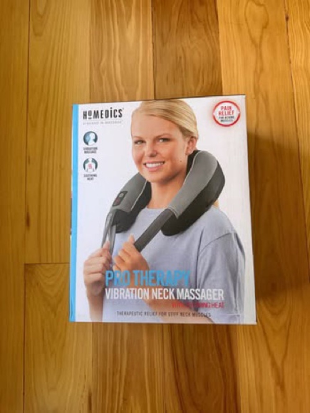 HoMedics Pro Therapy Vibration Neck Massager w/ Soothing Heat New in Packaging